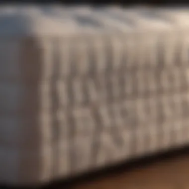 A luxurious mattress showcasing high-quality materials.