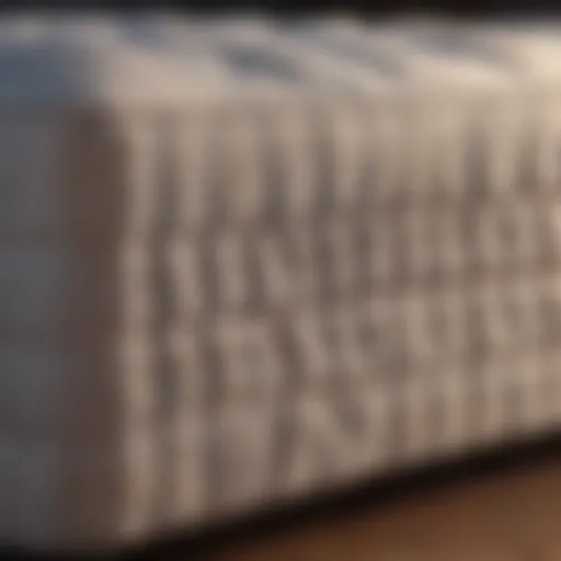 Luxurious Mattress Craftsmanship A luxurious mattress showcasing high-quality materials.