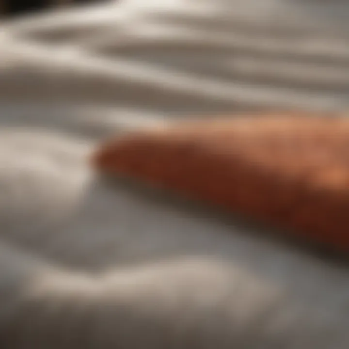 Sustainable materials used in mattress production.