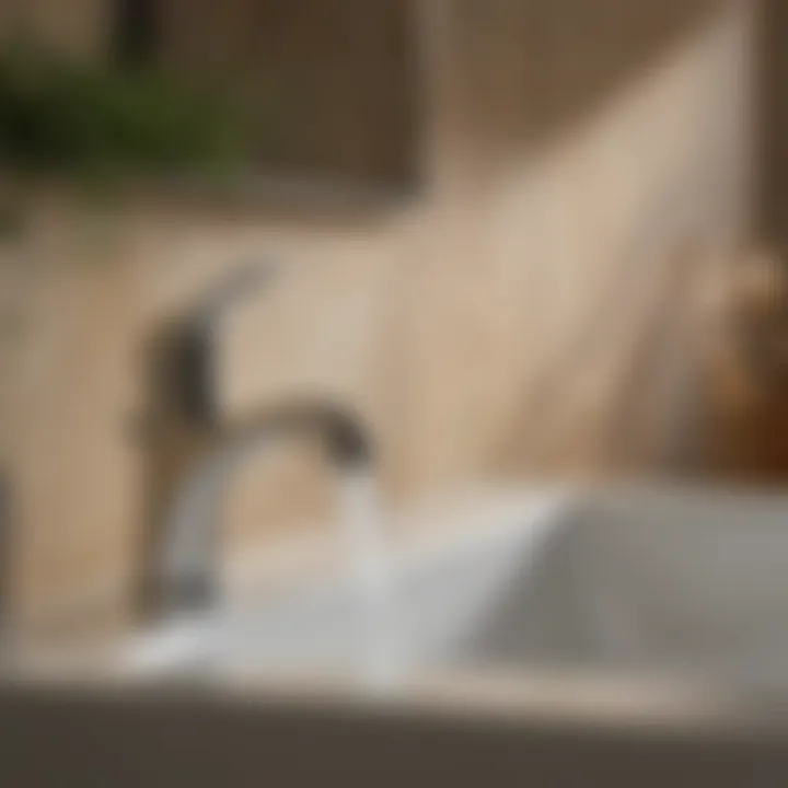 Eco-Friendly Design Principles Sustainability features of the Kohler faucet reflecting eco-friendly design principles.