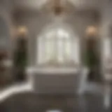 Freestanding Elegance: The Allure of Big Bathtubs Luxurious freestanding bathtub surrounded by calming decor