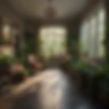 A Cozy Lush Indoor Garden Lush indoor garden featuring a variety of plants in a cozy setting