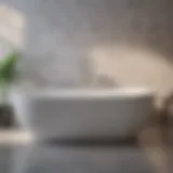 Modern Plus Size Bathtub Design Elegant plus size bathtub with modern design