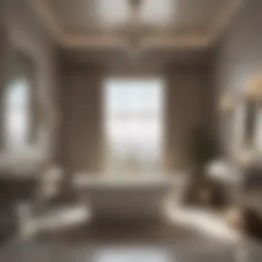 Luxurious Plus Size Bath Environment Luxurious bathroom featuring a plus size bathtub