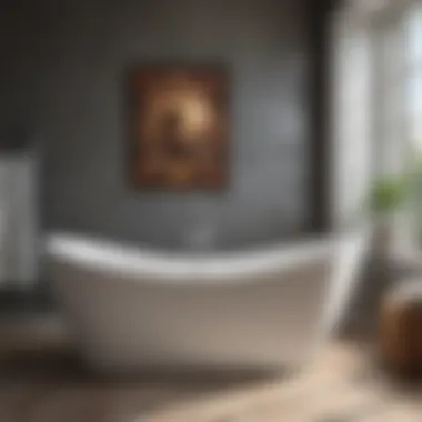 Materials for Plus Size Bathtubs Showcasing various materials used in plus size bathtubs