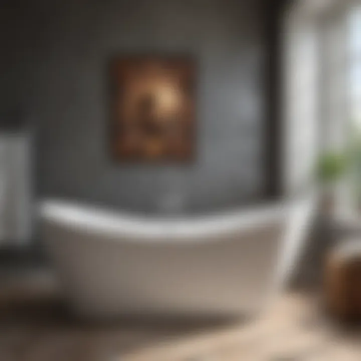 Materials for Plus Size Bathtubs Showcasing various materials used in plus size bathtubs