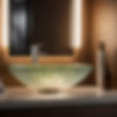 Eco-Conscious Design Undermount bathroom sink bowl made from eco-friendly materials