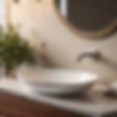 Seamless Integration Undermount bathroom sink bowl showcasing seamless installation