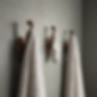 Culturally inspired towel hooks reflecting heritage