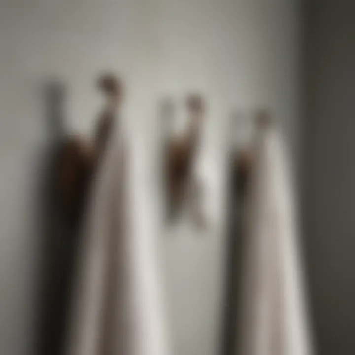 Culturally inspired towel hooks reflecting heritage
