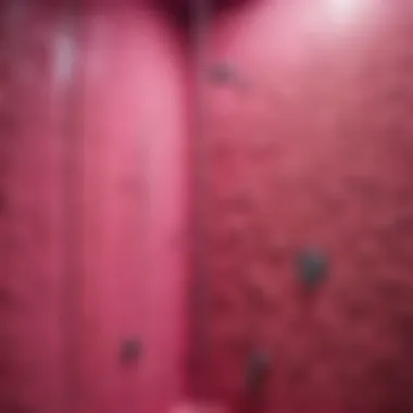 Pink Mold Colonization in Shower Grout Pink mold in shower grout
