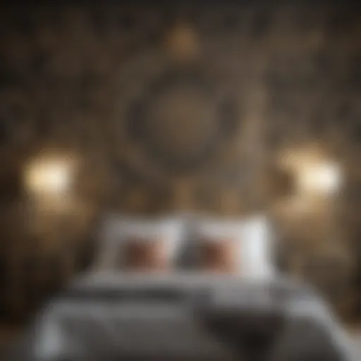 Luxurious Versace wallpaper pattern showcasing intricate designs