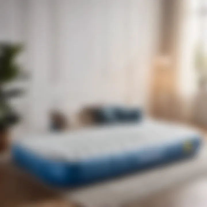 Inflatable mattress of a sleeper sofa
