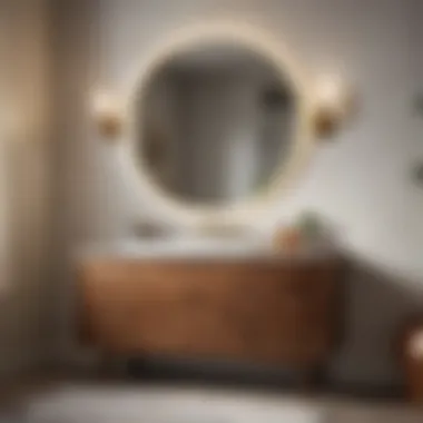 Elegant Mid-Century Modern Vanity Elegant mid-century modern vanity showcasing a unique design