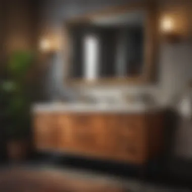 Integration of Vintage Vanities in Design Interior design highlighting integration of vintage vanities