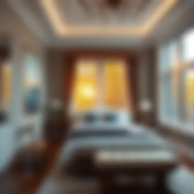 Energy-efficient window panels enhancing bedroom comfort