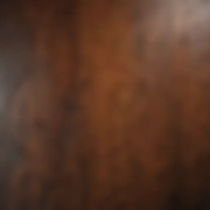 Close-up of textured wood panels enhancing workspace aesthetics