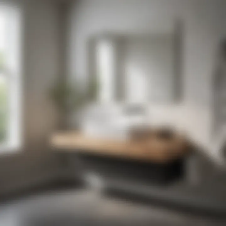Minimalist Floating Vanity Design