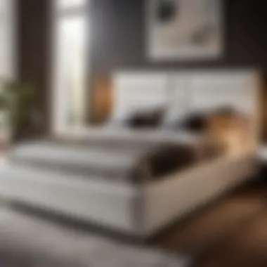 Concealed Compartment in Stylish Bed Frame