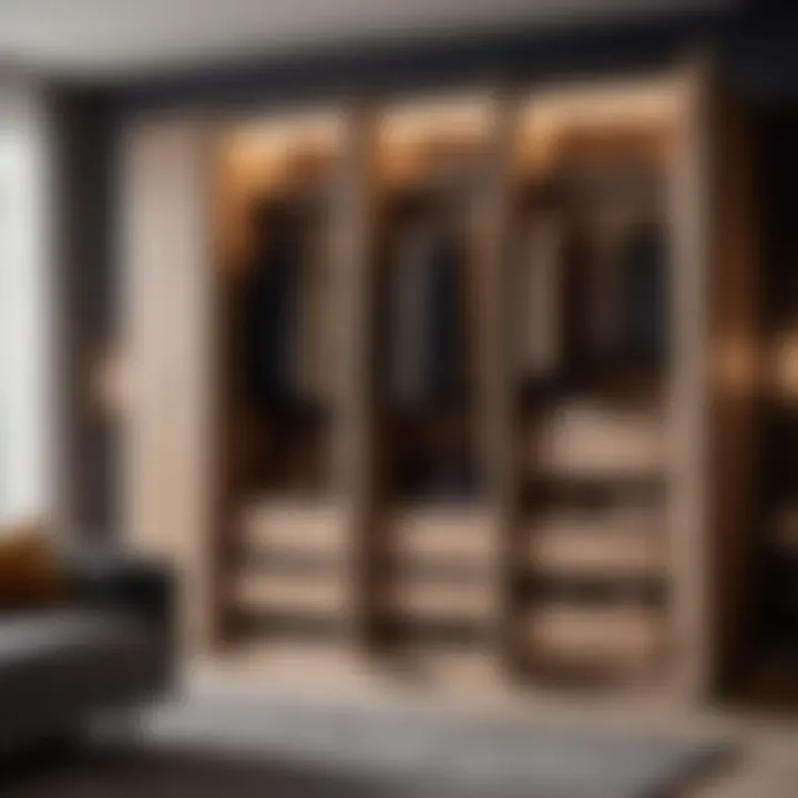 Sleek Secret Compartment in Modern Wardrobe Design
