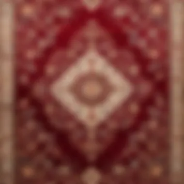 Exquisite Persian Rug with Floral Patterns