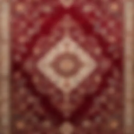 Exquisite Persian Rug with Floral Patterns
