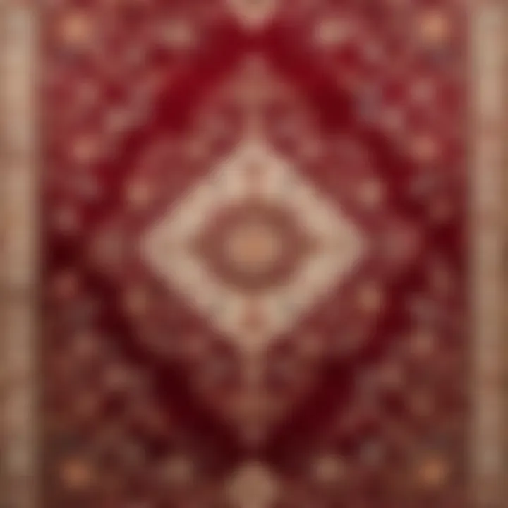 Exquisite Persian Rug with Floral Patterns