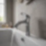 Luxurious Modern Bathroom Faucet Luxurious modern bathroom faucet with sleek design