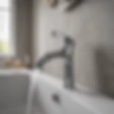Luxurious Modern Bathroom Faucet Luxurious modern bathroom faucet with sleek design