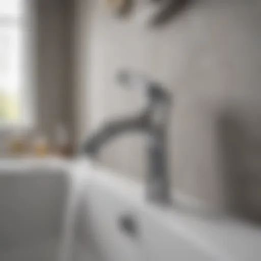 Luxurious Modern Bathroom Faucet Luxurious modern bathroom faucet with sleek design