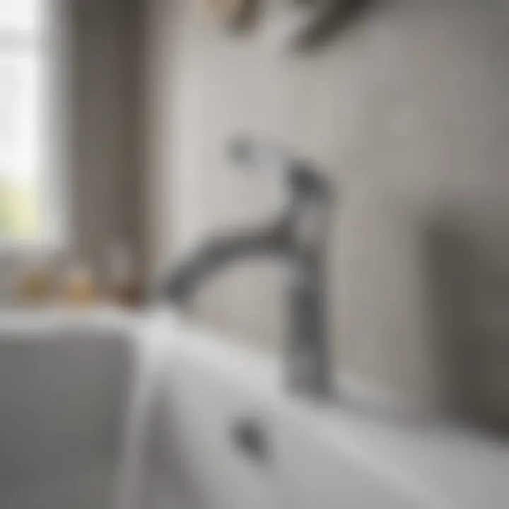 Luxurious Modern Bathroom Faucet Luxurious modern bathroom faucet with sleek design
