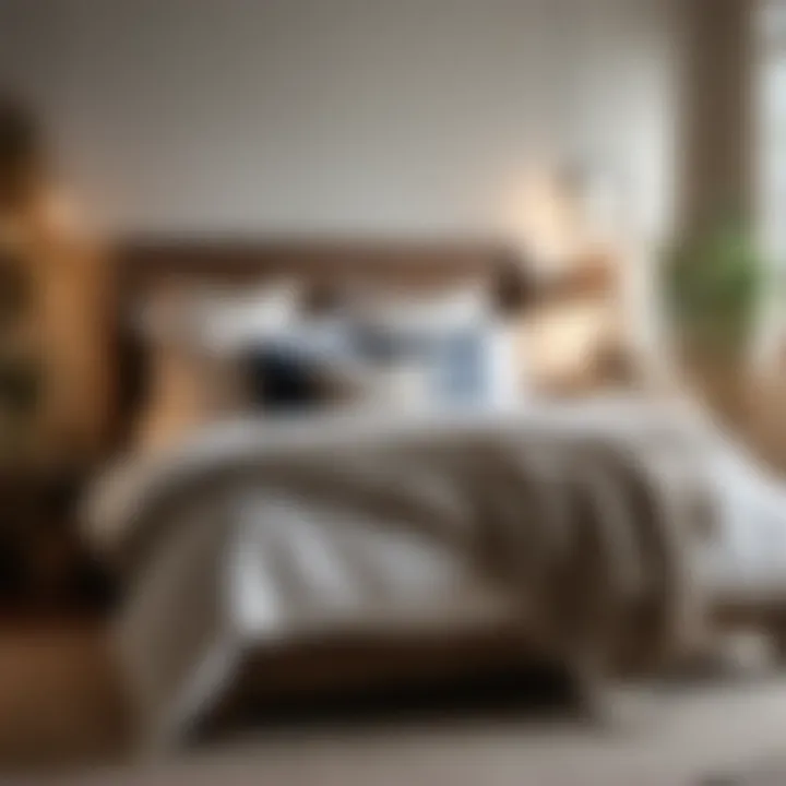 Farmhouse Master Bedroom Decor with Soft Linen Bedding