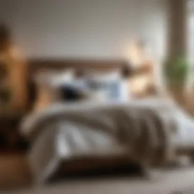 Serene Soft Linen Bedding Farmhouse Master Bedroom Decor with Soft Linen Bedding