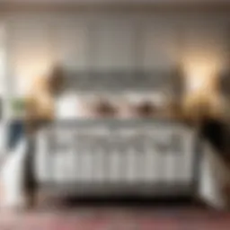 Farmhouse Master Bedroom Decor with Vintage Bed Frame