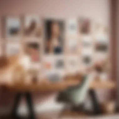 Gallery Wall Inspiration Inspiring gallery wall decor in a feminine home office