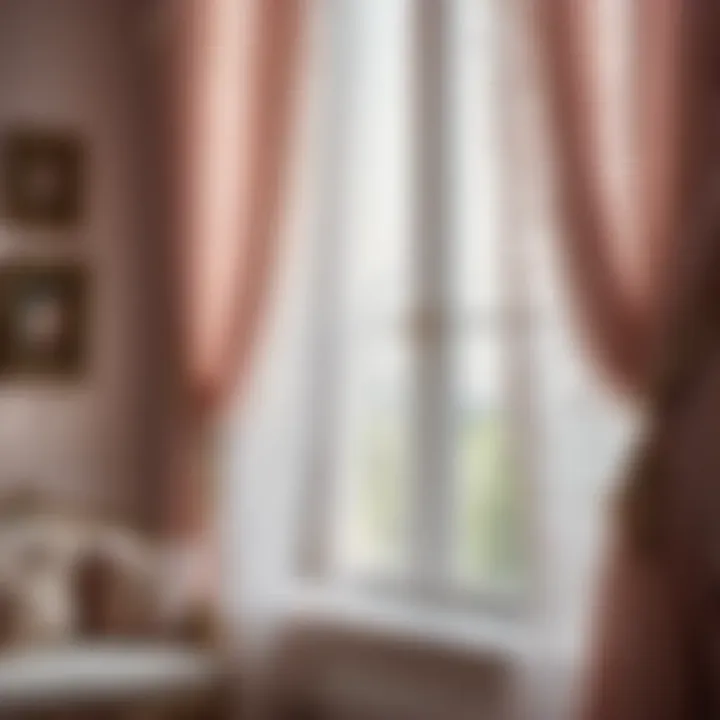 Feminine Tulle and Pearl Window Treatment