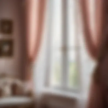 Feminine Tulle and Pearl Window Treatment Feminine Tulle and Pearl Window Treatment