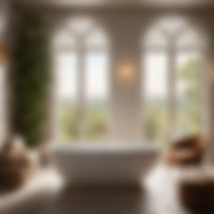Tranquility at Home: Spa-Like Ferguson Bath Tub with Relaxing Atmosphere Spa-Like Ferguson Bath Tub with Relaxing Atmosphere