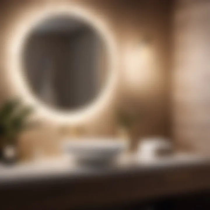 Final touch with stylish bathroom vanity accessories