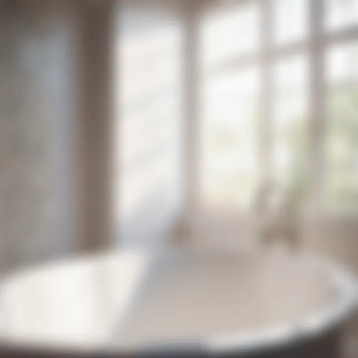 Finished bathtub hole repair