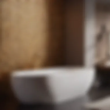 Finishing touches for a newly installed bathtub