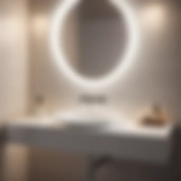 Illustration of a perfectly fixed and dry bathroom sink
