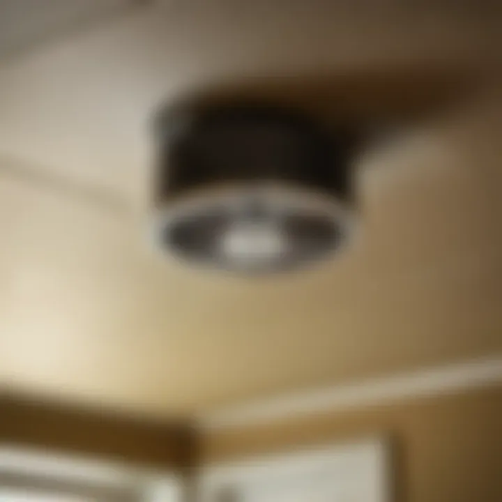 Replacing a worn-out bathroom exhaust fan blade