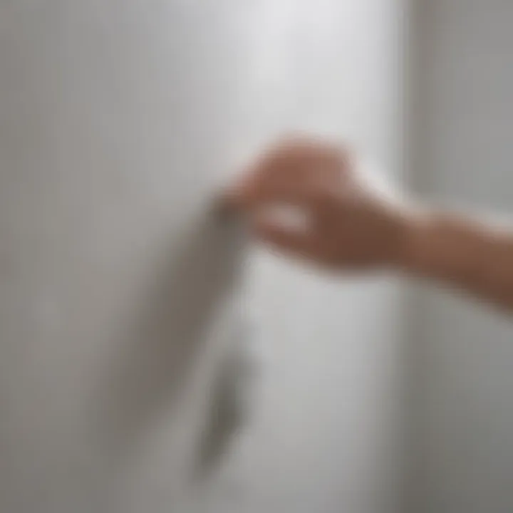 Waterproof Sealant Application Applying Waterproof Sealant on Bathroom Wall