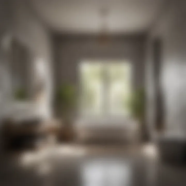 A bathroom environment enhanced with fragrant ambiance