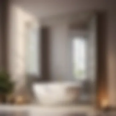 Elegant Reflective Glass Frame Reflective Glass