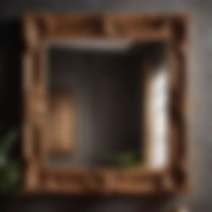 Intricate Wooden Frame Design Wooden Frame with Carved Details