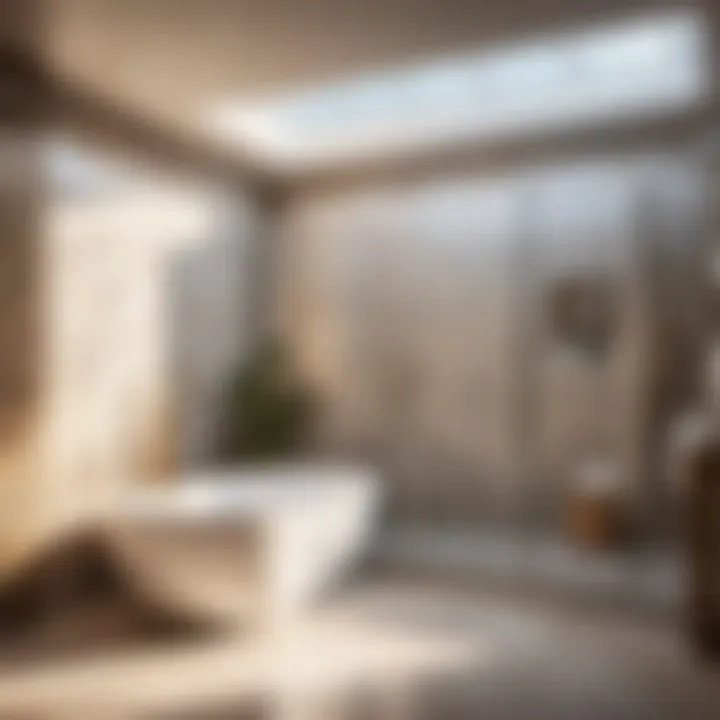 Illustration depicting final wall framing for bathtub and shower installation