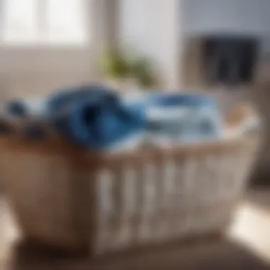 Achieving Fresh Laundry Results Freshly laundered clothes in a basket