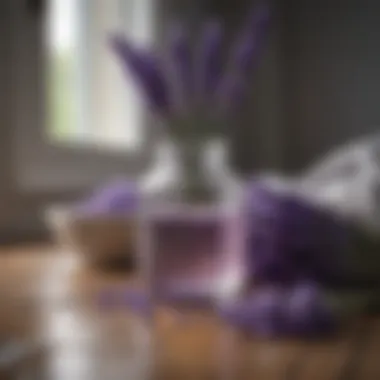 Lavender Freshness: Homemade Cleaner Fresh lavender-scented homemade bathroom cleaner